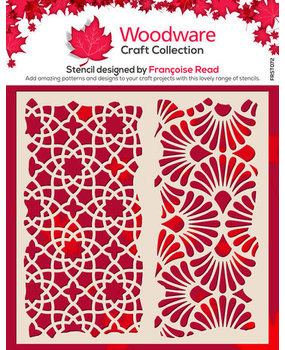 Woodware Arabesque Masking Stencil (FRST072) Woodware Arabesque Masking Stencil (FRST072)