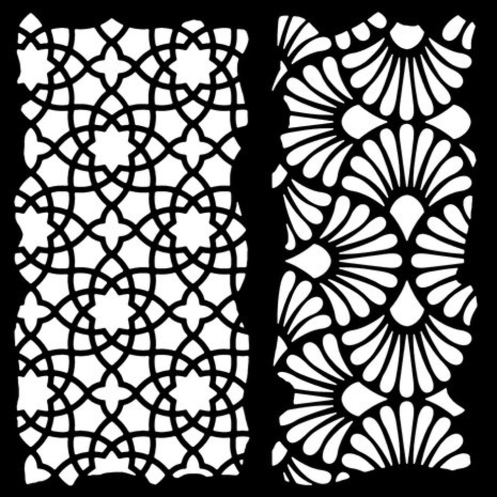 Woodware Arabesque Masking Stencil (FRST072) Woodware Arabesque Masking Stencil (FRST072)