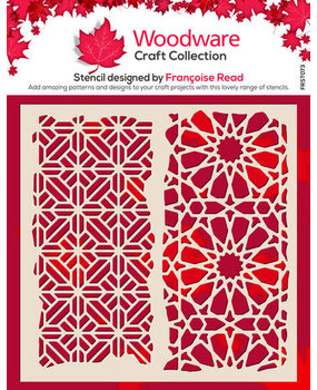 Woodware Arabian Masking Stencil (FRST073) Woodware Arabian Masking Stencil (FRST073)