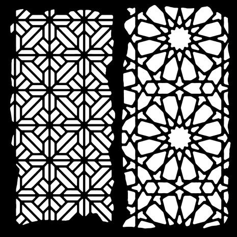 Woodware Arabian Masking Stencil (FRST073) Woodware Arabian Masking Stencil (FRST073)