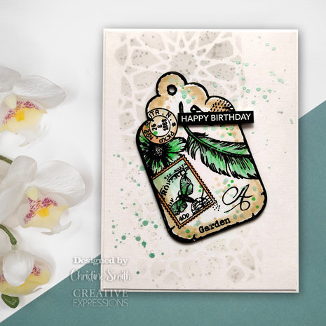 Woodware Two Tags Clear Stamps (FRS983)