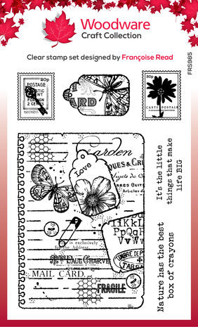 Woodware Garden Journal Clear Stamps (FRS985) Woodware Garden Journal Clear Stamps (FRS985)