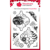 Woodware Vintage Tiles Clear Stamps (FRS986)