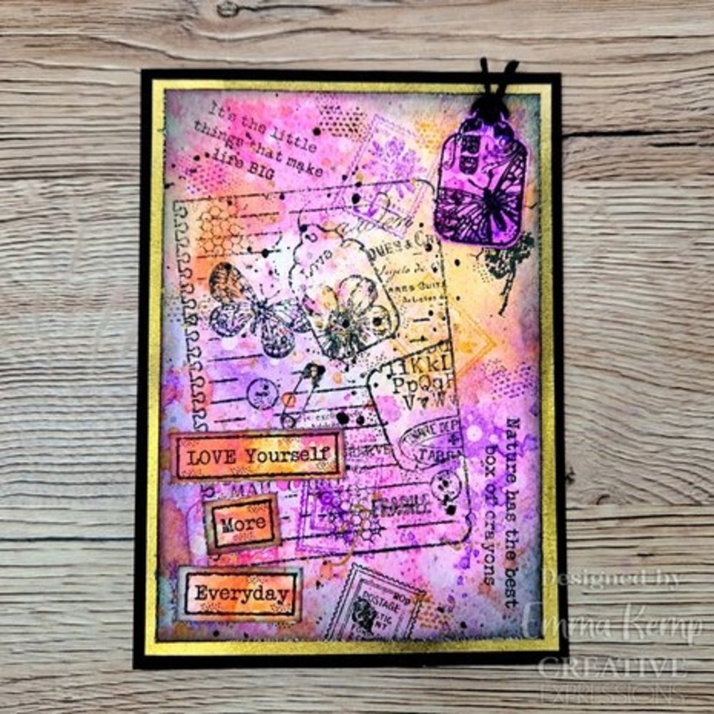 Woodware Vintage Tiles Clear Stamps (FRS986)