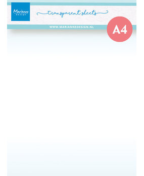 Marianne Design Transparent Sheets A4 (CA3187) Marianne Design Transparent Sheets A4 (CA3187)