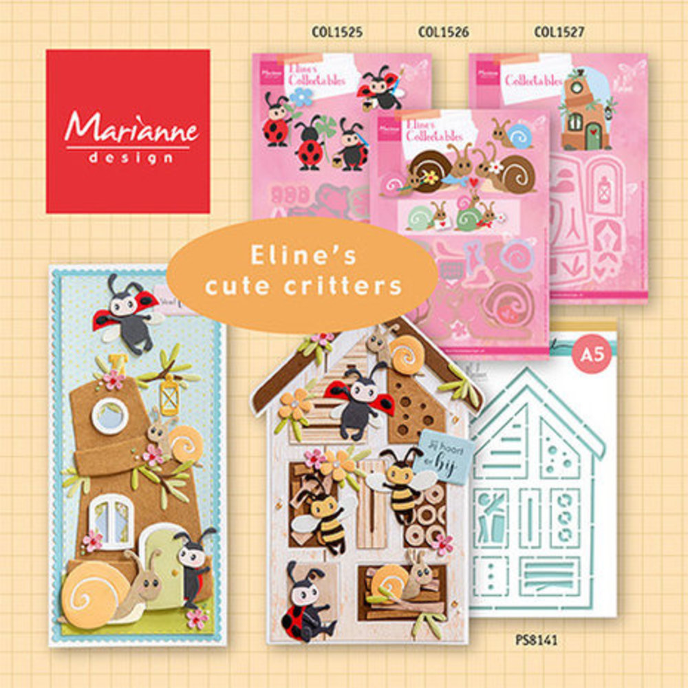 Marianne Design Collectable Eline's Ladybugs (COL1525) Marianne Design Collectable Eline's Ladybugs (COL1525)