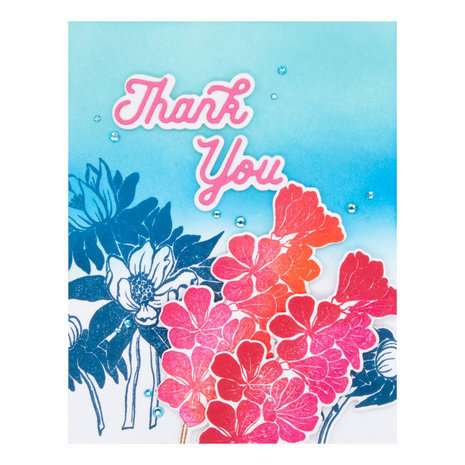 Simon Hurley Create Inked Blooms Clear Stamps (HUR83344)