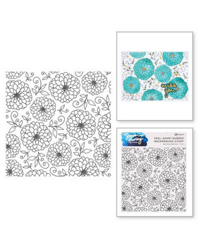 Simon Hurley Create Darling Dahlias Rubber Stamp (HUR80626)