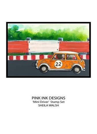 Pink Ink Designs Wheels Series Mini Driver A5 Clear Stamps (PI209)