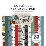 Echo Park Let's Go Travel 6x6 Inch Paper Pad (LGT310023)