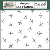 Echo Park Let's Go Travel Fly Away Stencil (LGT310033)