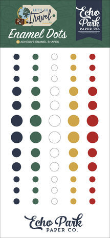 Echo Park Let's Go Travel Enamel Dots (LGT310028) Echo Park Let's Go Travel Enamel Dots (LGT310028)
