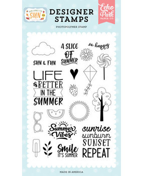 Echo Park Here Comes The Sun Sun And Fun Clear Stamps (HCTS311045)* Echo Park Here Comes The Sun Sun And Fun Clear Stamps (HCTS311045)*