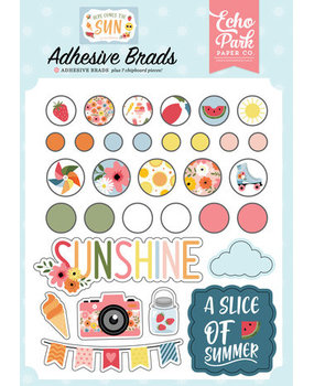 Echo Park Here Comes The Sun Adhesive Brads (HCTS311020) Echo Park Here Comes The Sun Adhesive Brads (HCTS311020)