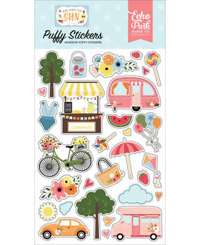 Echo Park Here Comes The Sun Puffy Stickers (HCTS311066) Echo Park Here Comes The Sun Puffy Stickers (HCTS311066)