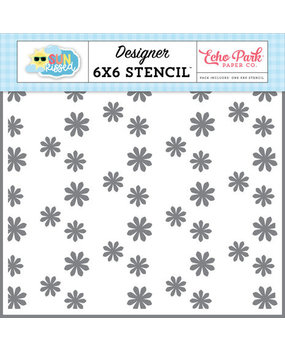 Echo Park Sun Kissed Happy Life Flowers Stencil (SK312033) Echo Park Sun Kissed Happy Life Flowers Stencil (SK312033)