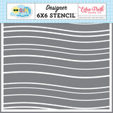 Echo Park Sun Kissed Good Vibes Waves Stencil (SK312034)*