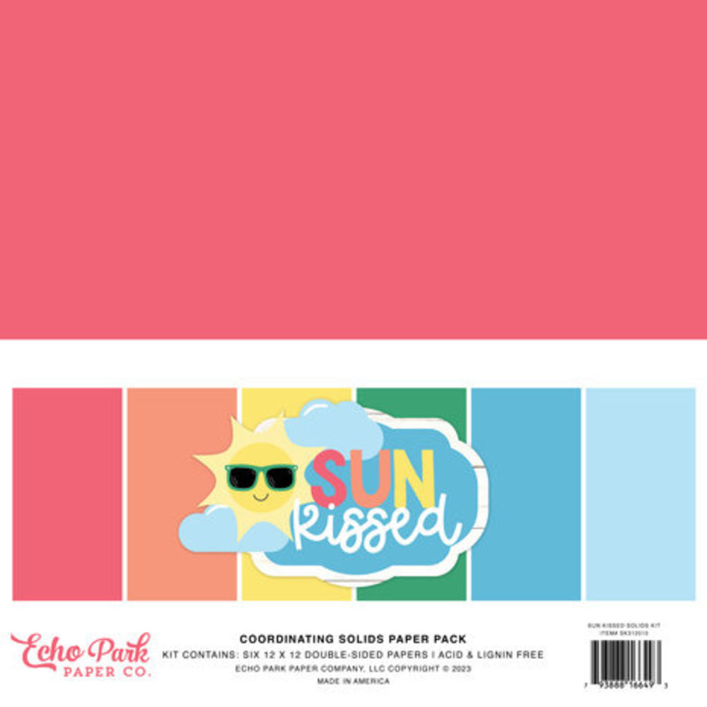 Echo Park Sun Kissed 12x12 Inch Coordinating Solids Paper Pack (SK312015) Echo Park Sun Kissed 12x12 Inch Coordinating Solids Paper Pack (SK312015)