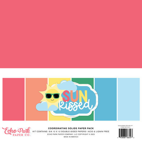 Echo Park Sun Kissed 12x12 Inch Coordinating Solids Paper Pack (SK312015) Echo Park Sun Kissed 12x12 Inch Coordinating Solids Paper Pack (SK312015)