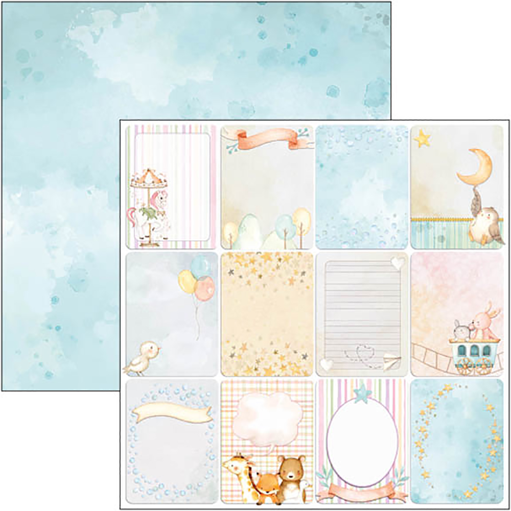 Ciao Bella Papercrafting My Tiny World 12x12 Inch Paper Pad (CBPM062) Ciao Bella Papercrafting My Tiny World 12x12 Inch Paper Pad (CBPM062)