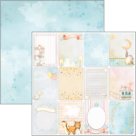 Ciao Bella Papercrafting My Tiny World 12x12 Inch Paper Pad (CBPM062) Ciao Bella Papercrafting My Tiny World 12x12 Inch Paper Pad (CBPM062)