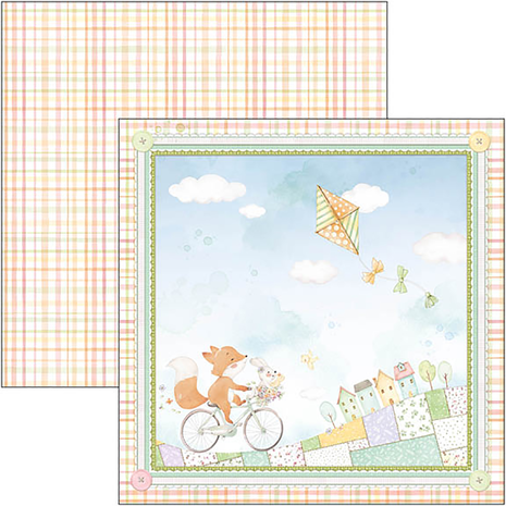 Ciao Bella Papercrafting My Tiny World 12x12 Inch Paper Pad (CBPM062) Ciao Bella Papercrafting My Tiny World 12x12 Inch Paper Pad (CBPM062)