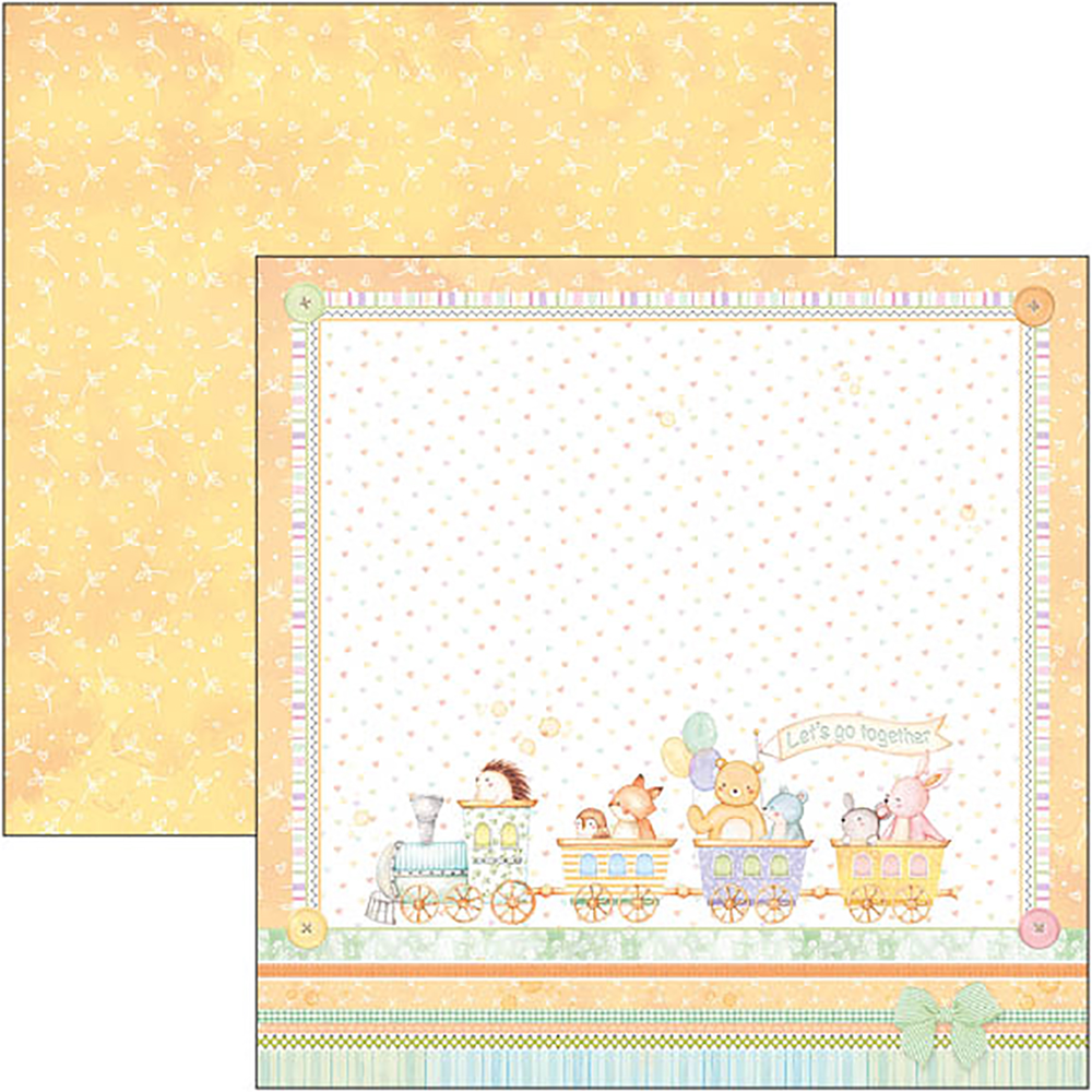 Ciao Bella Papercrafting My Tiny World 12x12 Inch Paper Pad (CBPM062) Ciao Bella Papercrafting My Tiny World 12x12 Inch Paper Pad (CBPM062)