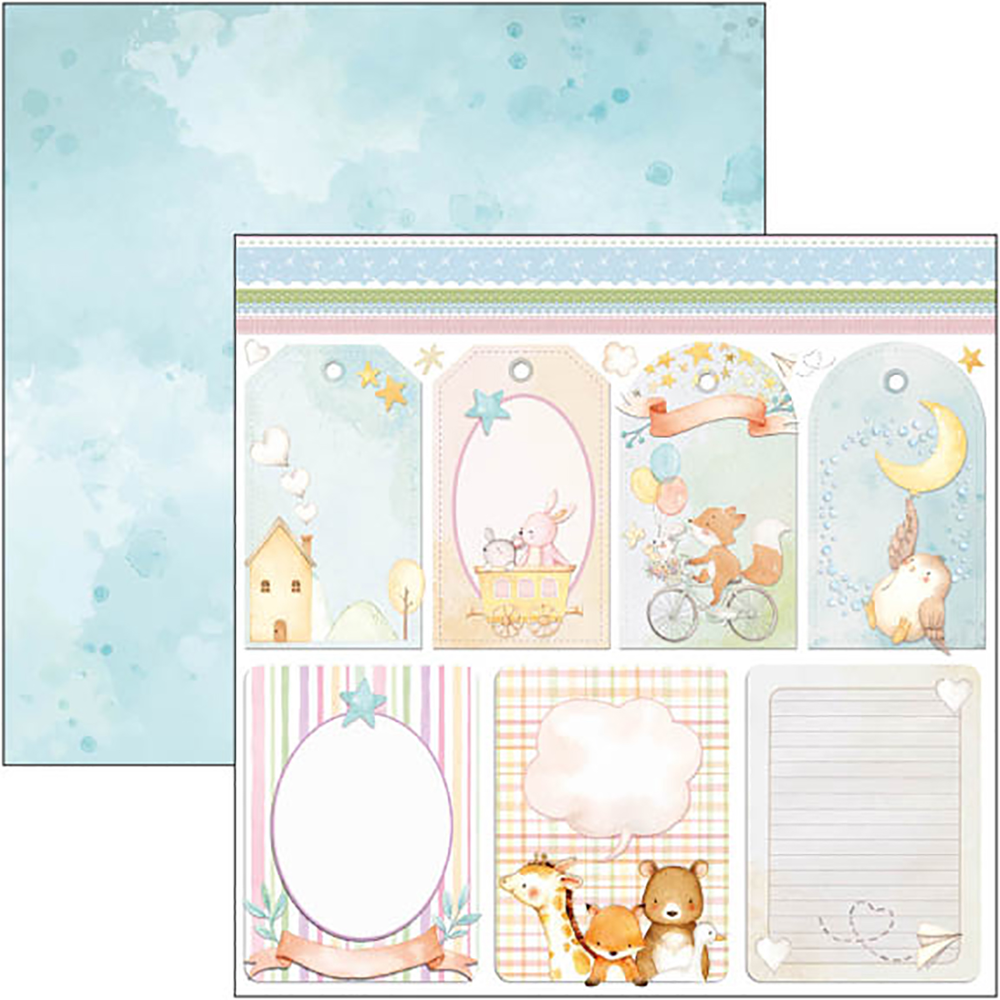 Ciao Bella Papercrafting My Tiny World 8x8 Inch Paper Pad (CBH062) Ciao Bella Papercrafting My Tiny World 8x8 Inch Paper Pad (CBH062)