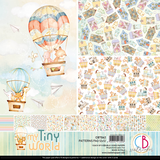 Ciao Bella Papercrafting My Tiny World 12x12 Inch Patterns Pad (CBT062)
