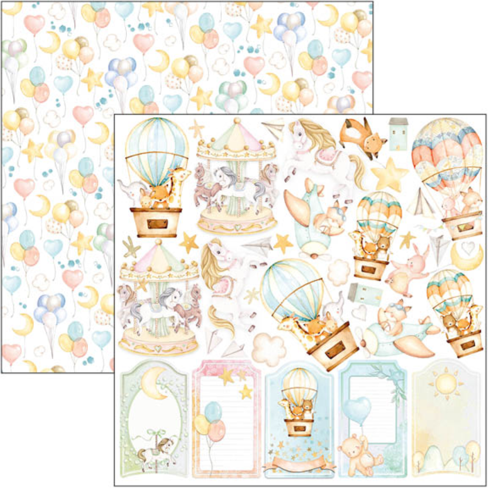 Ciao Bella Papercrafting My Tiny World 12x12 Inch Patterns Pad (CBT062) Ciao Bella Papercrafting My Tiny World 12x12 Inch Patterns Pad (CBT062)