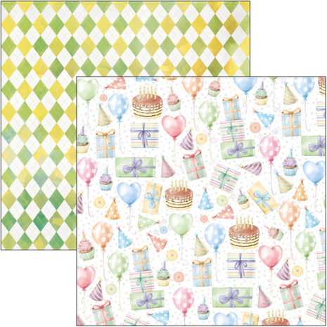 Ciao Bella Papercrafting My Tiny World 12x12 Inch Patterns Pad (CBT062) Ciao Bella Papercrafting My Tiny World 12x12 Inch Patterns Pad (CBT062)