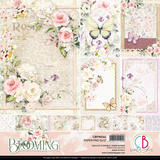 Ciao Bella Papercrafting Blooming 12x12 Inch Paper Pad (CBPM066)