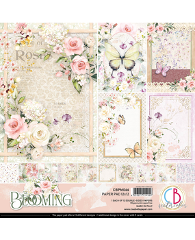 Ciao Bella Papercrafting Blooming 12x12 Inch Paper Pad (CBPM066) Ciao Bella Papercrafting Blooming 12x12 Inch Paper Pad (CBPM066)