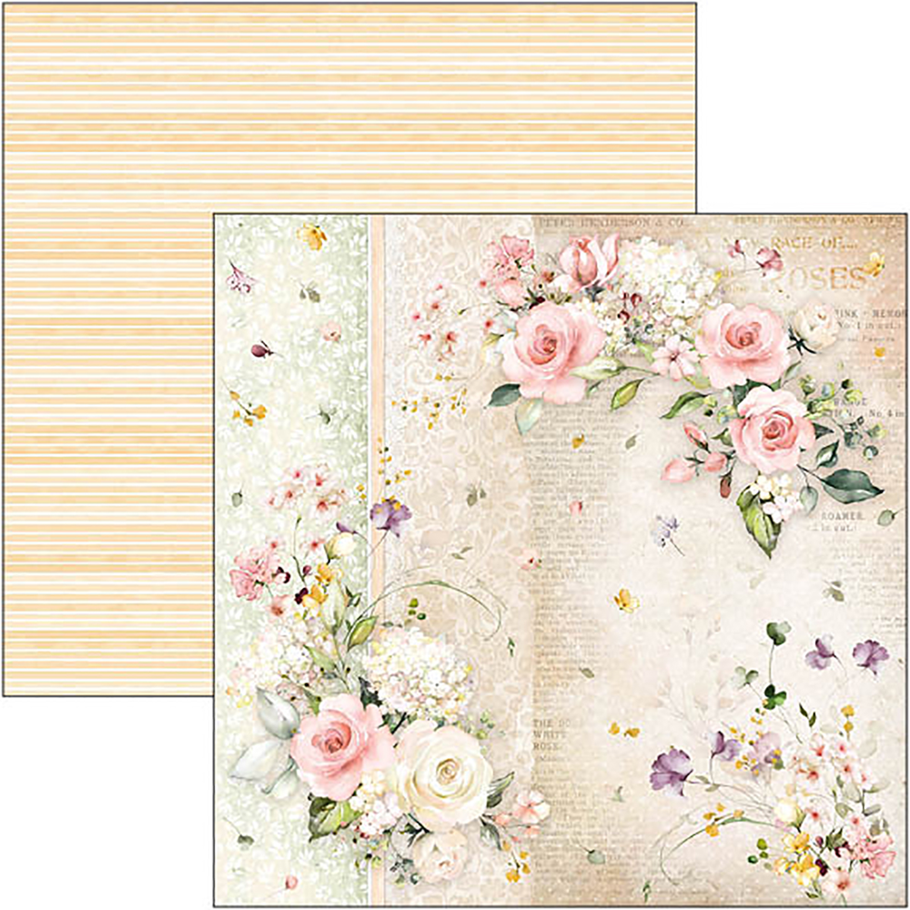 Ciao Bella Papercrafting Blooming 12x12 Inch Paper Pad (CBPM066) Ciao Bella Papercrafting Blooming 12x12 Inch Paper Pad (CBPM066)