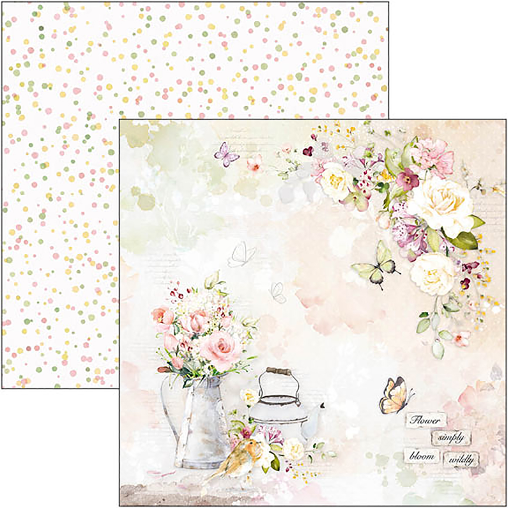 Ciao Bella Papercrafting Blooming 12x12 Inch Paper Pad (CBPM066) Ciao Bella Papercrafting Blooming 12x12 Inch Paper Pad (CBPM066)