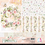 Ciao Bella Papercrafting Blooming 12x12 Inch Patterns Pad (CBT066)