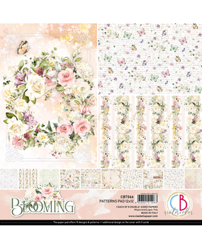 Ciao Bella Papercrafting Blooming 12x12 Inch Patterns Pad (CBT066) Ciao Bella Papercrafting Blooming 12x12 Inch Patterns Pad (CBT066)
