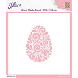 Nellie Snellen Doodle Egg Masking Stencil (MMS4K-042)