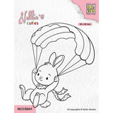 Nellie Snellen Clear Stamp Parachuting Bunny (NCCS041)