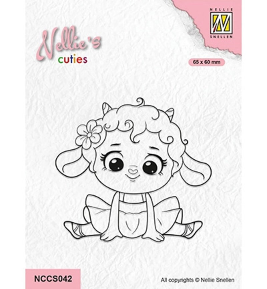 Nellie Snellen Clear Stamp Little Lamb (NCCS042) Nellie Snellen Clear Stamp Little Lamb (NCCS042)