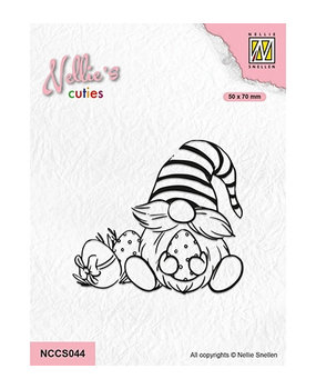 Nellie Snellen Clear Stamp Easter Gnome (NCCS044) Nellie Snellen Clear Stamp Easter Gnome (NCCS044)