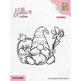 Nellie Snellen Clear Stamp Gnome with Easter Basket (NCCS045)