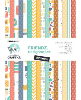 Creative Craftlab Friendz Snailmail A5 Paper Pad (CCL-FR-PP86) Creative Craftlab Friendz Snailmail A5 Paper Pad (CCL-FR-PP86)