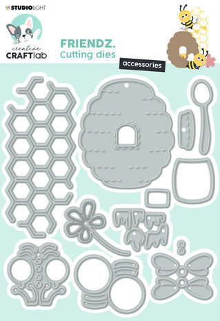 Creative Craftlab Friendz Dies Honey Bees Accessoires (CCL-FR-CD525) Creative Craftlab Friendz Dies Honey Bees Accessoires (CCL-FR-CD525)