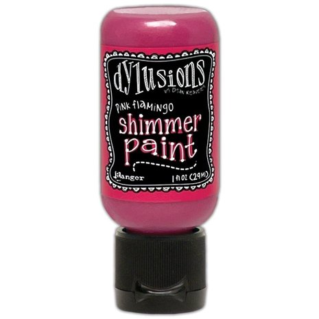 Ranger Dylusions Shimmer Paint Pink Flamingo (DYU81449) Ranger Dylusions Shimmer Paint Pink Flamingo (DYU81449)