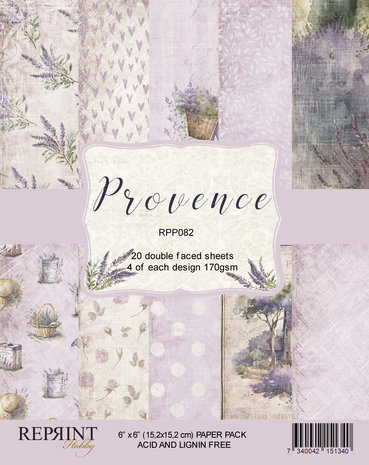 Reprint Provence 6x6 Inch Paper Pack (RPP082) Reprint Provence 6x6 Inch Paper Pack (RPP082)