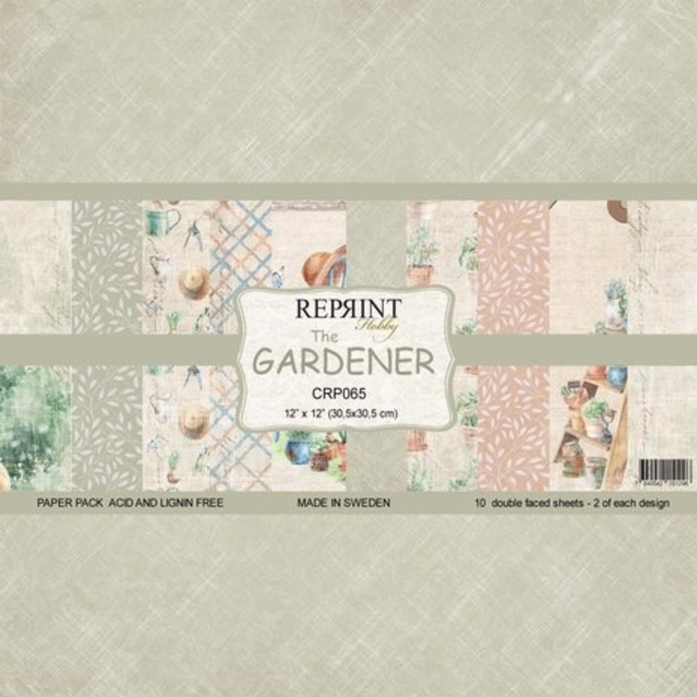 Reprint The Gardener 12x12 Inch Paper Pack (CRP065) Reprint The Gardener 12x12 Inch Paper Pack (CRP065)