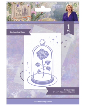 Crafter's Companion Once Upon a Time Embossing Folder Enchanting Rose (S-OUAT-EF4-ENRO)