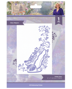 Crafter's Companion Once Upon a Time Embossing Folder Glass Slippers (S-OUAT-EF5-GLSL) Crafter's Companion Once Upon a Time Embossing Folder Glass Slippers (S-OUAT-EF5-GLSL)
