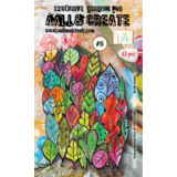 AALL and Create Ephemera Die-cuts Doodle Leaves Colour (AALL-EP-011)